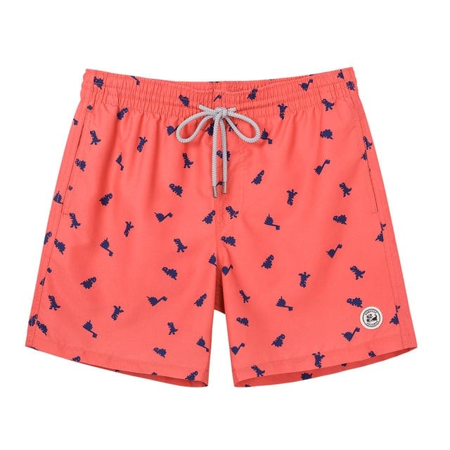 ESTRAVENO Coral Mini Print Swim Shorts