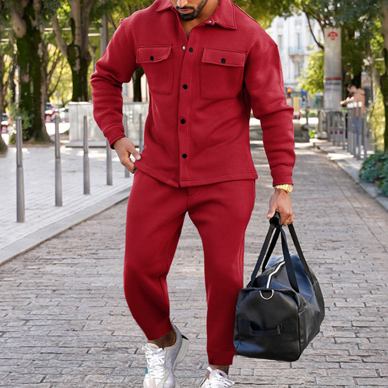ESTRAVENO Suede Suit