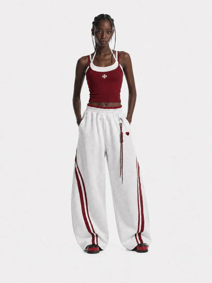ESTRAVENO Baggy Fit Cotton Sweatpants – Unisex