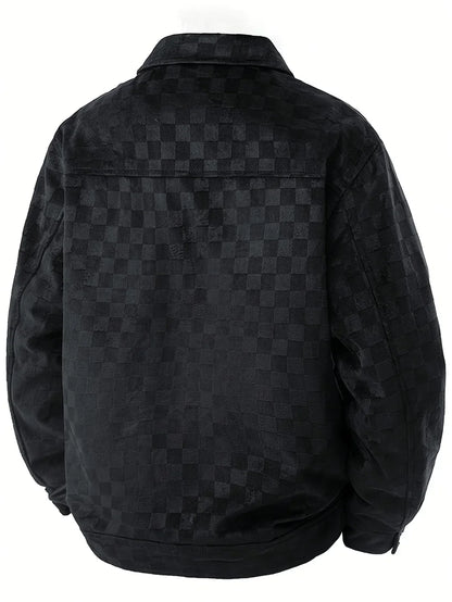 Alvaré Checkered Suede Jacket