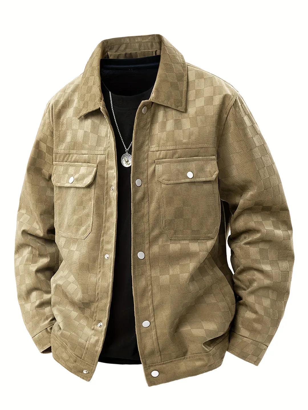 Alvaré Checkered Suede Jacket