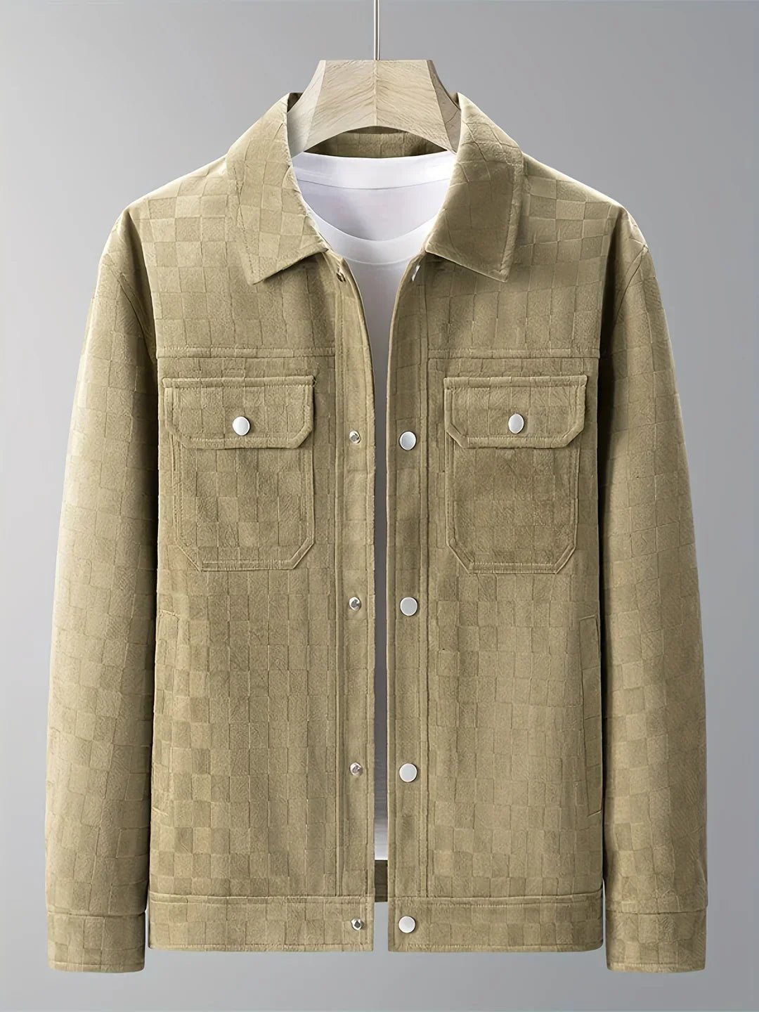 Alvaré Checkered Suede Jacket