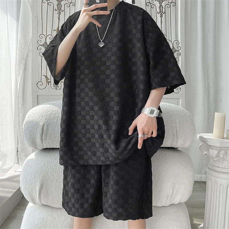 ESTRAVENO Two-Piece Set Shirt & Shorts