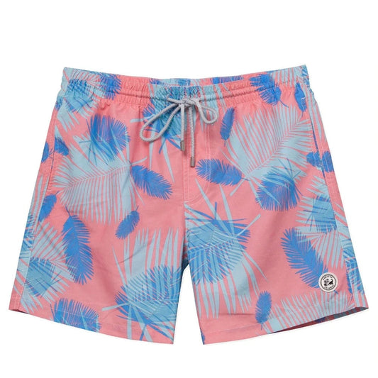 ESTRAVENO Lightweight Palm Leaf Swim Shorts