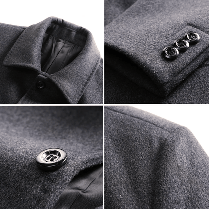 Balentio Wool Overcoat