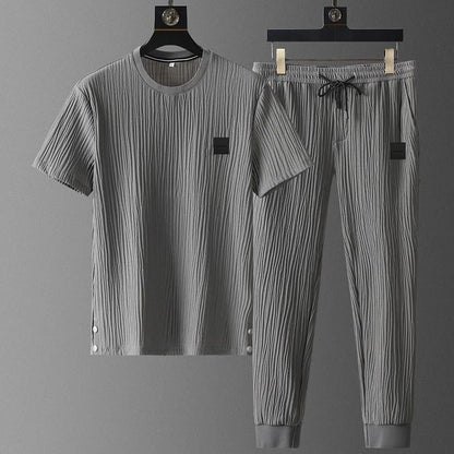 ESTRAVENO Ribbed Relax Fit Lounge Set