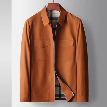 Edemo Plaid Overcoat