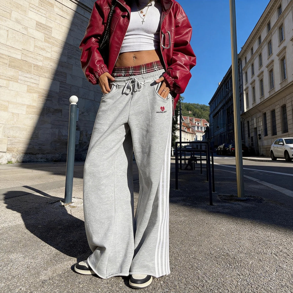 ESTRAVENO Baggy Fit Cotton Sweatpants – Unisex