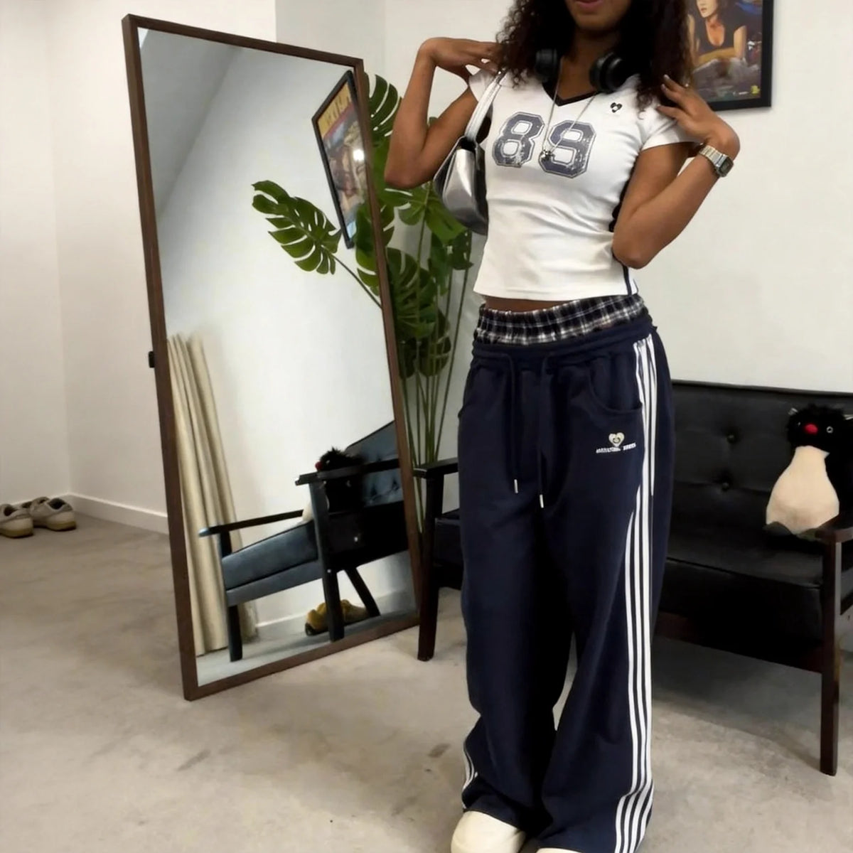 ESTRAVENO Baggy Fit Cotton Sweatpants – Unisex