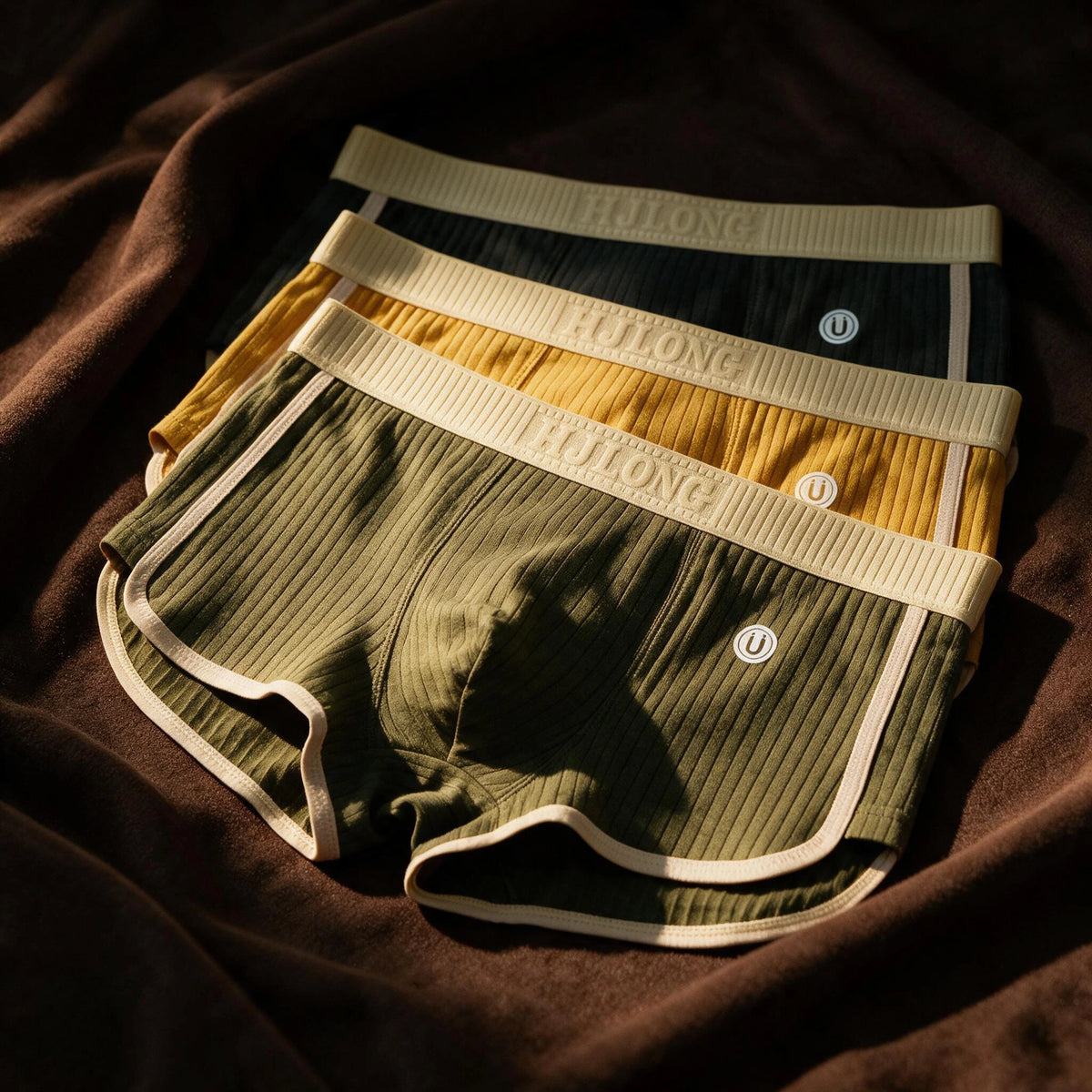 ESTRAVENO SIGNATURE RIBBED COMFORT BOXER BRIEFS