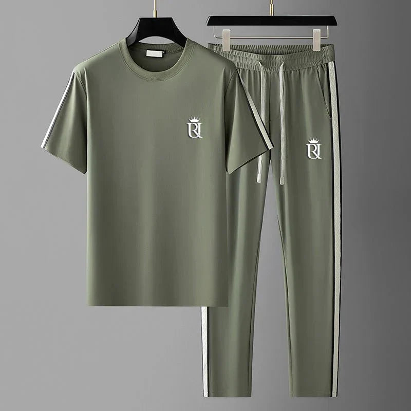 ESTRAVENO Minimal Casual Tracksuit Set