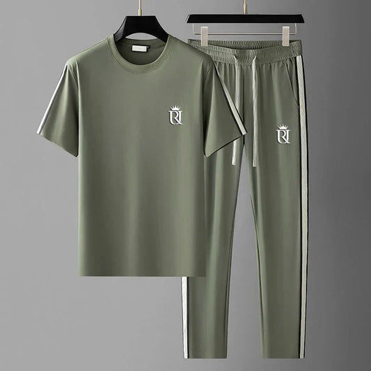 ESTRAVENO Minimal Casual Tracksuit Set