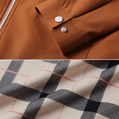 Edemo Plaid Overcoat