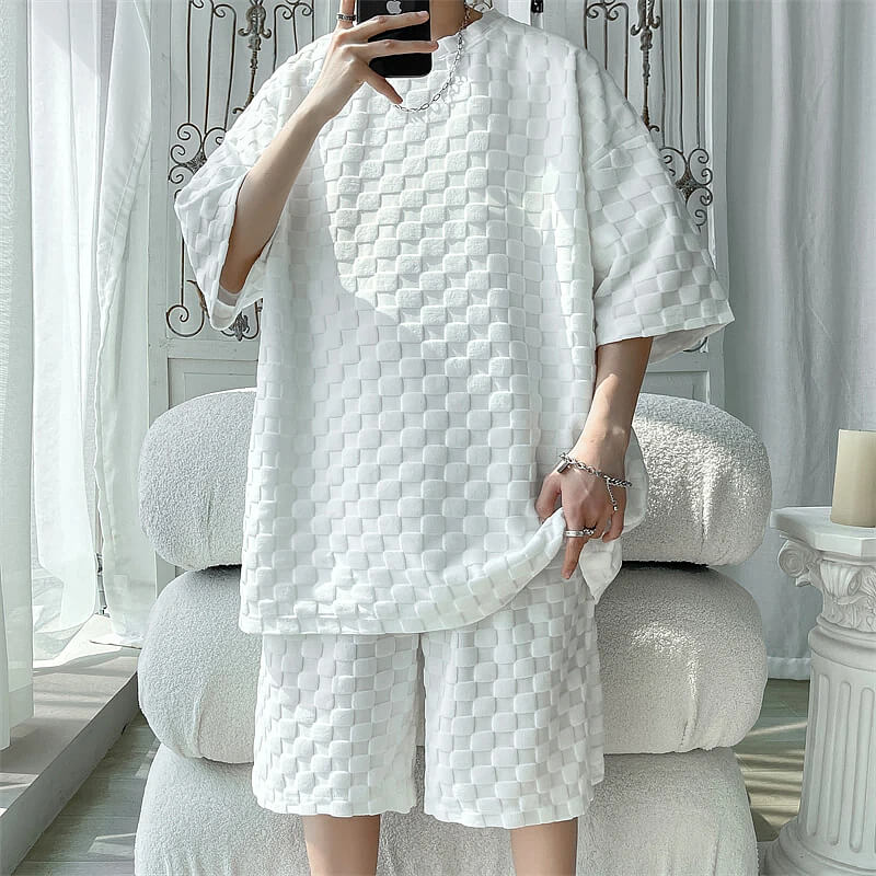 ESTRAVENO Two-Piece Set Shirt & Shorts